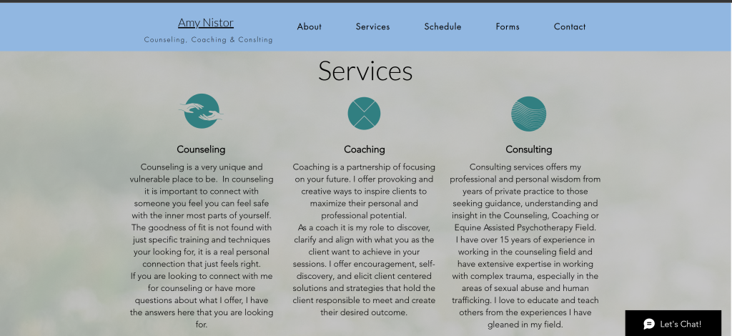 Amy's Services
